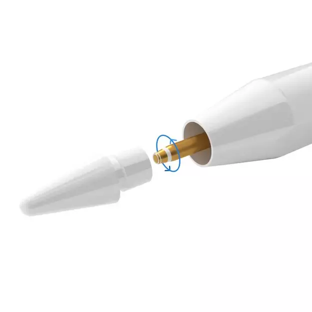 Tech-Protect Digital Magnetic Stylus Pen 2 Magnetic for iPad Tablet - White 10