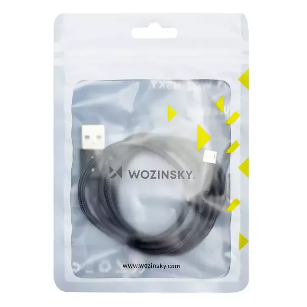 Wozinsky cable USB - microUSB 2,4A 1m black (WUC-M1B) 4