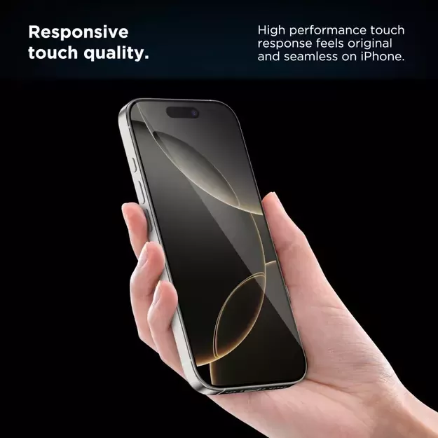 Tech-Protect Quick Set+ 2-pack tempered glass for iPhone 17 Air - black 3