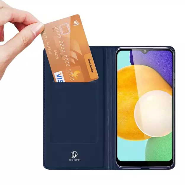 Dux Ducis Skin Pro Bookcase type case for Samsung Galaxy A03s blue 1