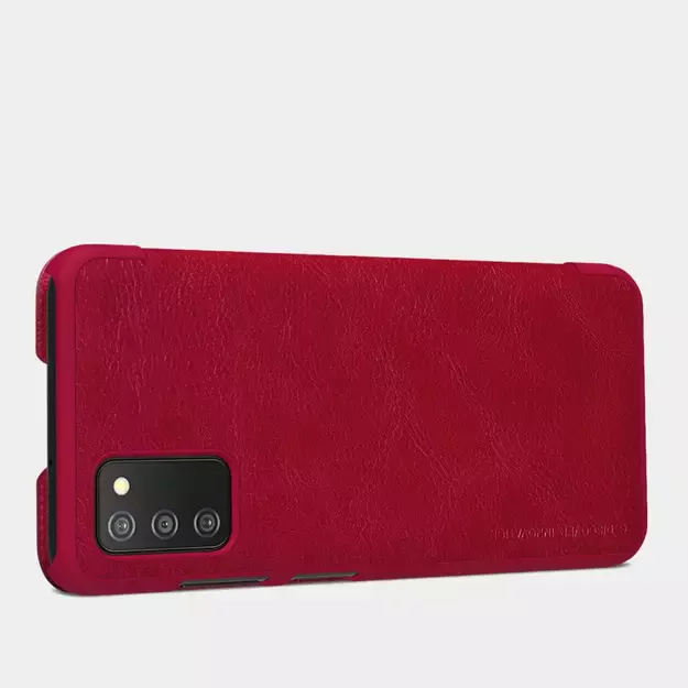 Nillkin Qin leather holster case for Samsung Galaxy A03s red 1