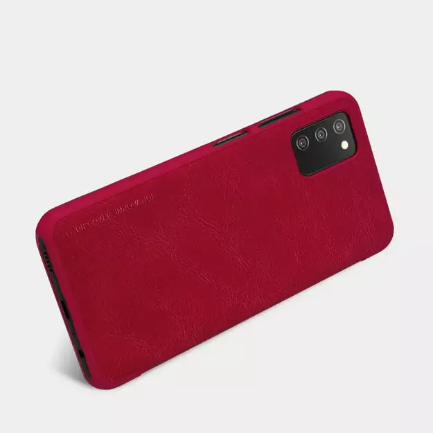 Nillkin Qin leather holster case for Samsung Galaxy A03s red 2