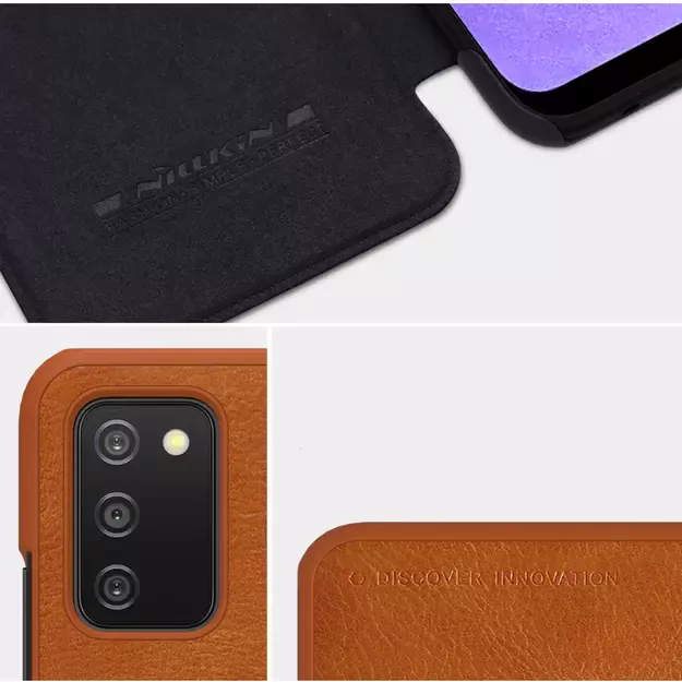 Nillkin Qin leather holster case for Samsung Galaxy A03s red 12