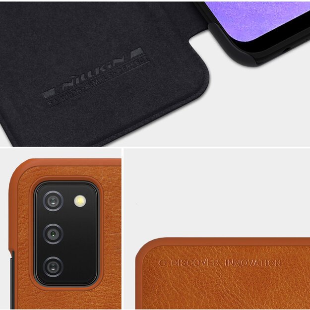 Nillkin Qin leather holster case for Samsung Galaxy A03s red 32