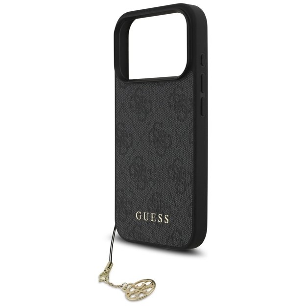 Guess 4G Charms Collection MagSafe case for iPhone 17 Pro - black 4