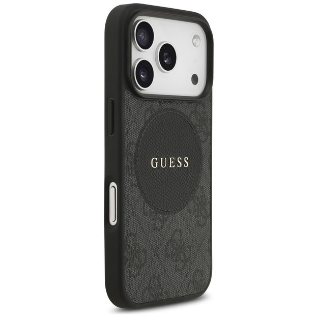 Guess 4G Circle Classic Logo MagSafe case for iPhone 17 Pro - black 3