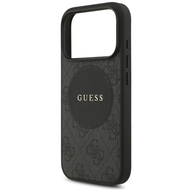 Guess 4G Circle Classic Logo MagSafe case for iPhone 17 Pro - black 5