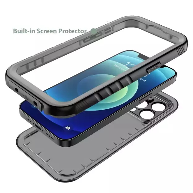 Tech-Protect ShellBox Case Waterproof IP68 for iPhone 13 - Black 12