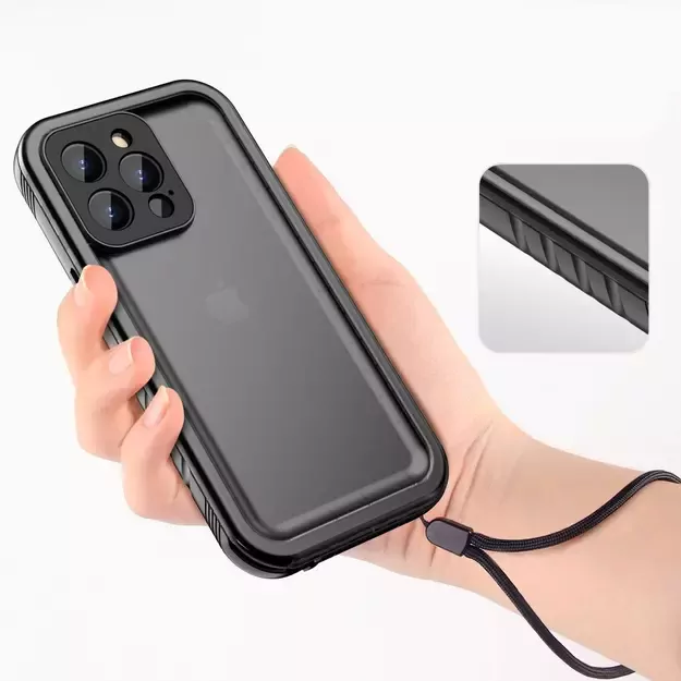 Tech-Protect ShellBox Case Waterproof IP68 for iPhone 13 - Black 11