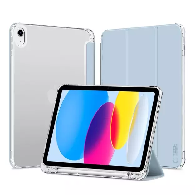 Tech-Protect SC Pen Hybrid case for iPad 10.9&quot  2022 - light blue