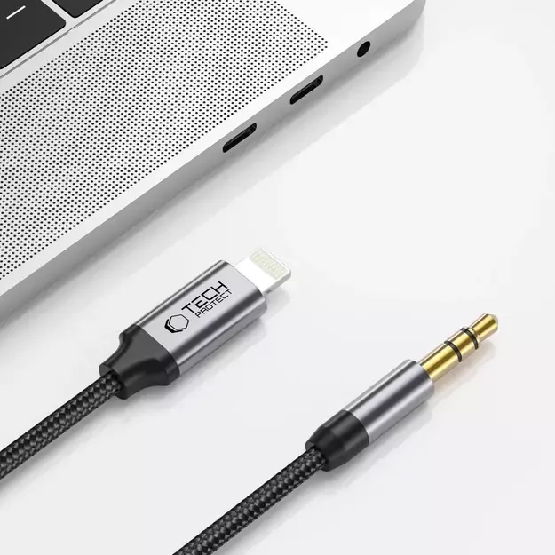 Tech-Protect UltraBoost audio Lightning / mini jack 3.5mm cable 1m - black 6