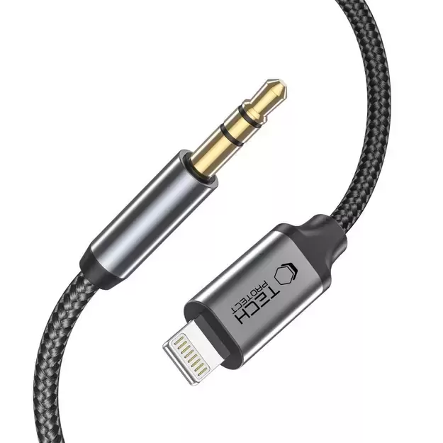 Tech-Protect UltraBoost audio Lightning / mini jack 3.5mm cable 1m - black 5