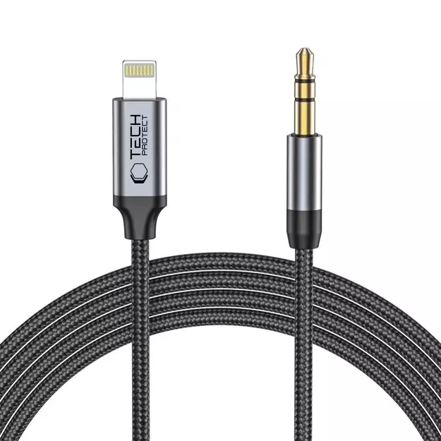 Tech-Protect UltraBoost audio Lightning / mini jack 3.5mm cable 1m - black 8
