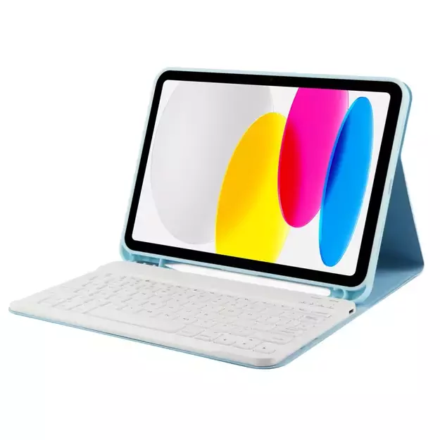 Tech-Protect SC Pen + Keyboard Case with Keyboard for iPad 10.9&quot  2022 - Light Blue 2