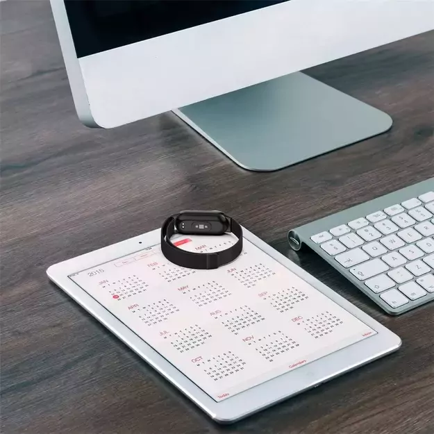 Tech-Protect MilaneseBand Strap for Xiaomi Smart Band 8 / 8 NFC - Silver 2