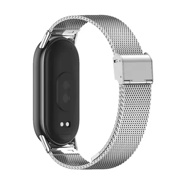 Tech-Protect MilaneseBand Strap for Xiaomi Smart Band 8 / 8 NFC - Silver 4