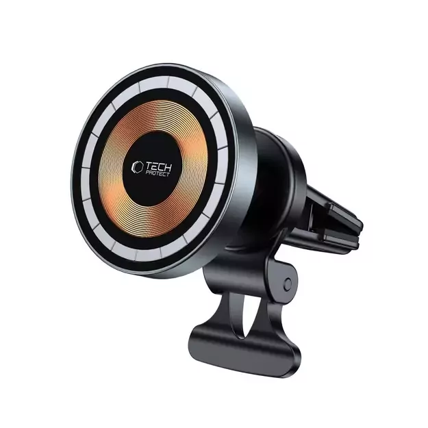 Tech-Protect MM15W-V5 Car Phone Holder with MagSafe 15W Inductive Charger for Air Vent - Black 2