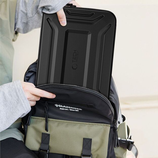Tech-Protect Kevlar Pro Laptop Case 13-14&quot  - Black 9
