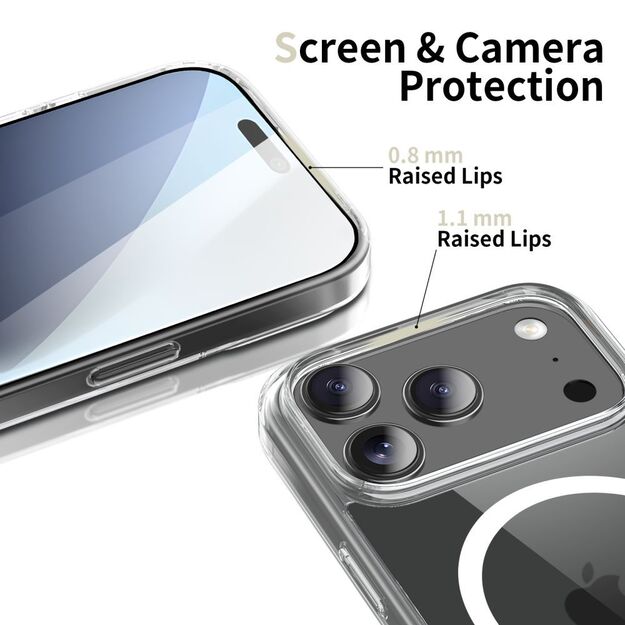 Tech-Protect FlexAir Hybrid MagSafe Case for Google Pixel 10 Pro XL - Clear 2