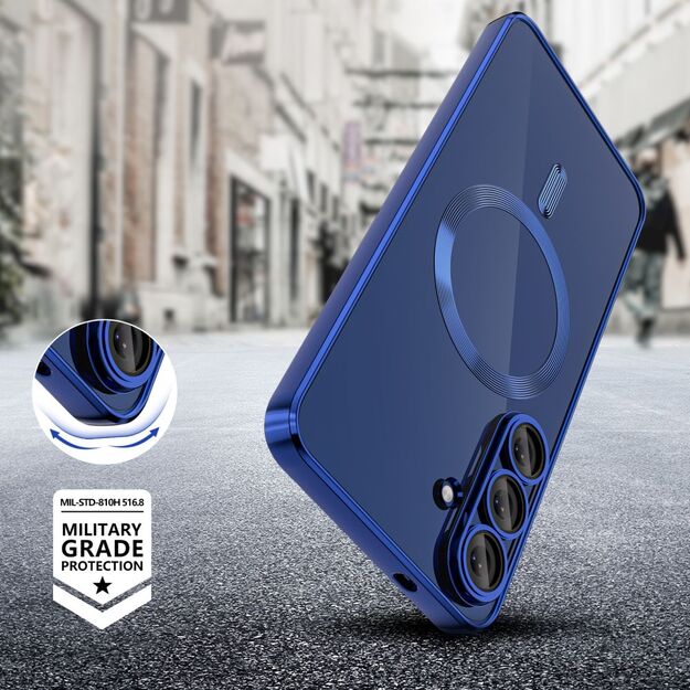 Tech-Protect MagFlex MagSafe Case for Samsung Galaxy A17 4G/5G - Transparent Blue 4