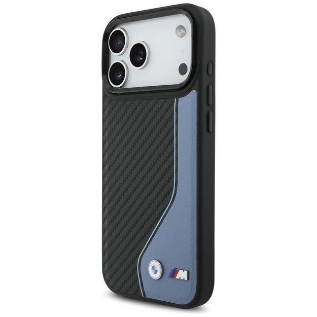 BMW M Carbon Logo MagSafe Case for iPhone 17 Pro Max - Blue 1