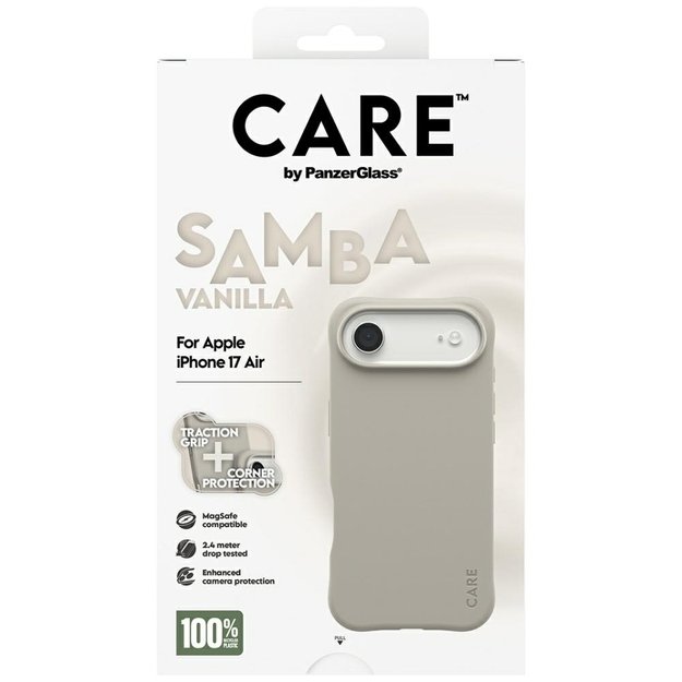 CARE by PanzerGlass Fashionable Samba MagSafe Case for iPhone Air - Gray 4