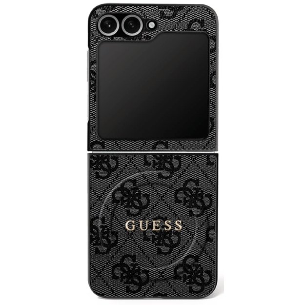 Guess 4G Classic MagSafe Case for Samsung Galaxy Z Flip 7 - Black
