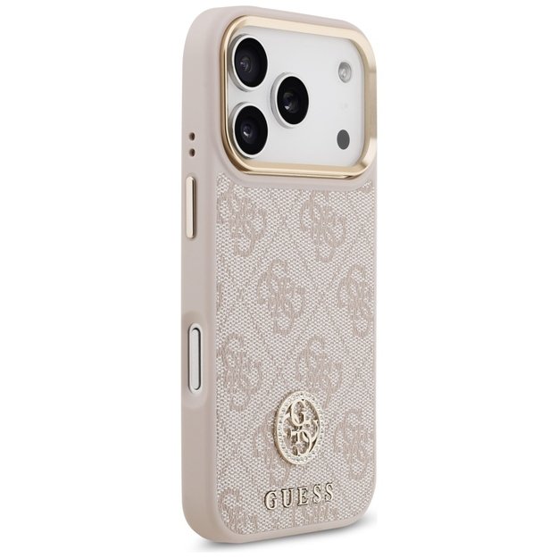 Guess 4G Strass Logo MagSafe Case for iPhone 17 Pro - Pink 3