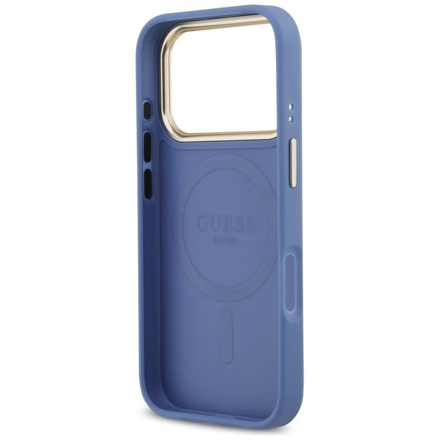 Guess 4G Stripe MagSafe Case for iPhone 17 Pro - Blue 7