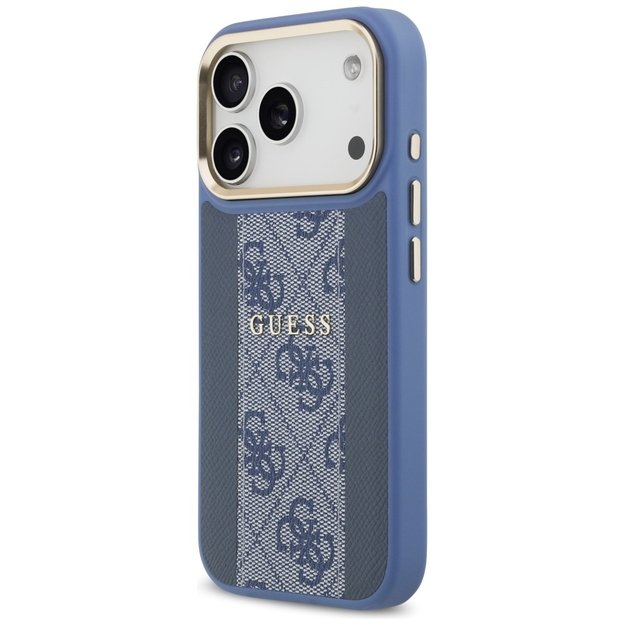 Guess 4G Stripe MagSafe Case for iPhone 17 Pro - Blue 2