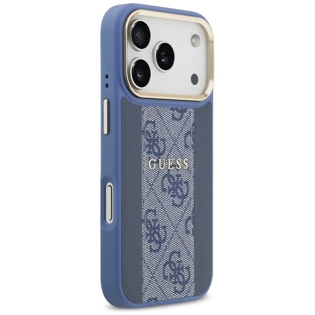 Guess 4G Stripe MagSafe Case for iPhone 17 Pro - Blue 4