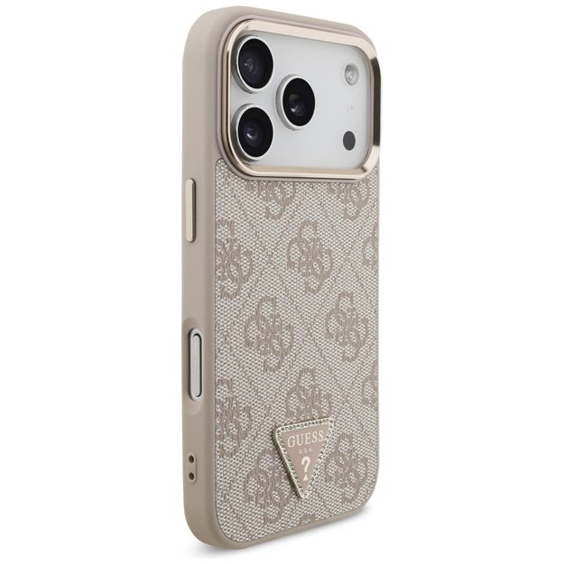 Guess 4G Triangle Logo MagSafe Case for iPhone 17 Pro - Rose Gold 3