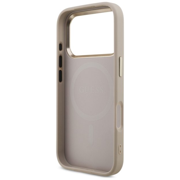 Guess 4G Triangle Logo MagSafe Case for iPhone 17 Pro - Rose Gold 6