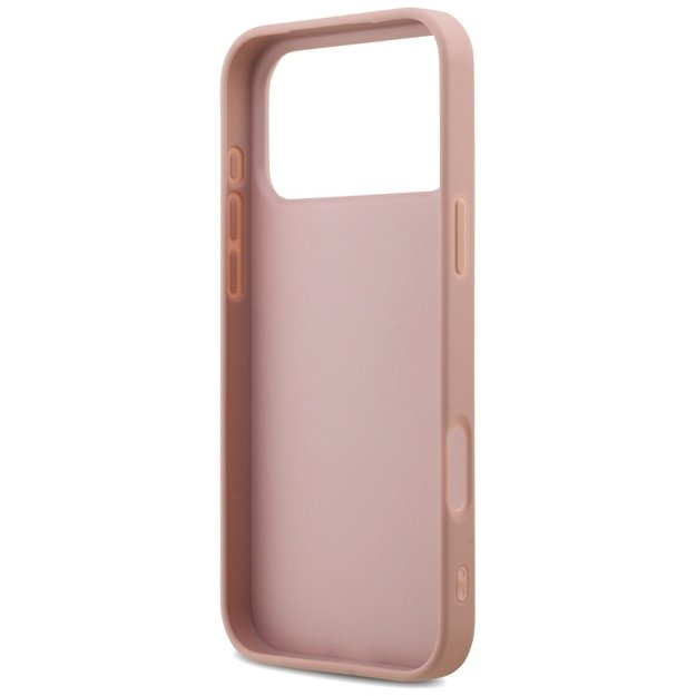 Guess Fixed Glitter Big 4G Case for iPhone 17 Pro Max - Pink 6