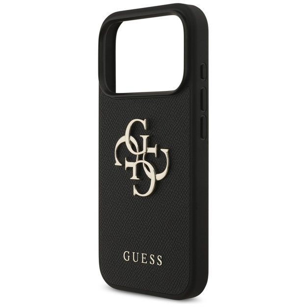 Guess Grained Big 4G &amp  Classic Logo case for iPhone 17 Pro - black 5