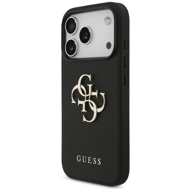 Guess Grained Big 4G &amp  Classic Logo case for iPhone 17 Pro - black 1