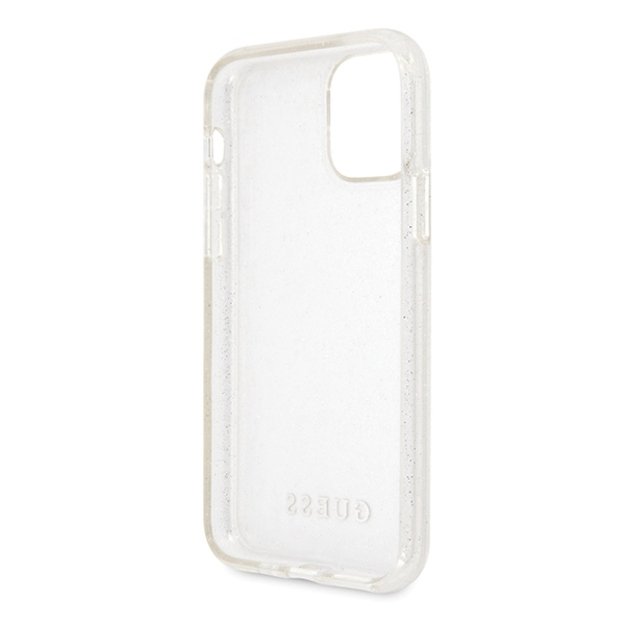 Guess GUHCN65PCGLSI iPhone 11 Pro Max silver/silver hard case Glitter 3