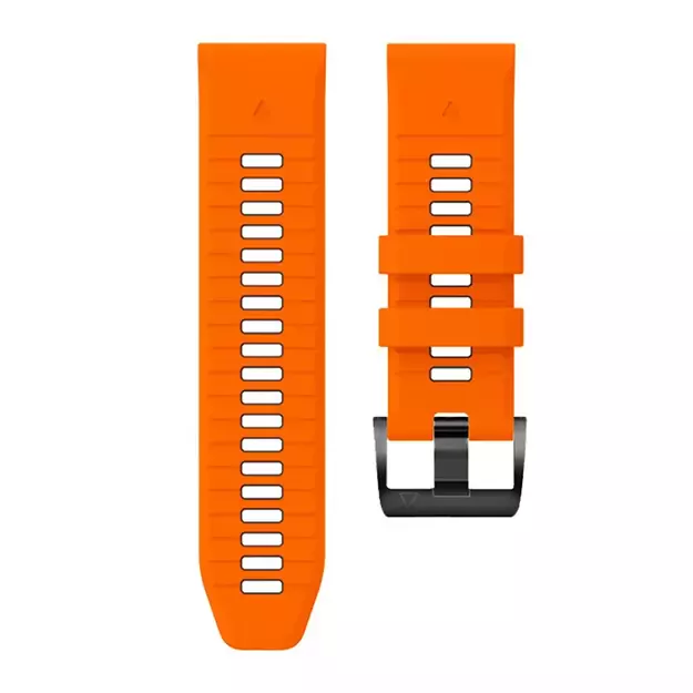 Tech-Protect IconBand Pro Strap for Garmin Fenix 3 / 5X / 3HR / 5X Plus / 6X / 6X Pro / 7X - Orange-Black 5