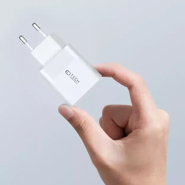 Tech-Protect C20W charger 2x USB-C PD 20W - black 4