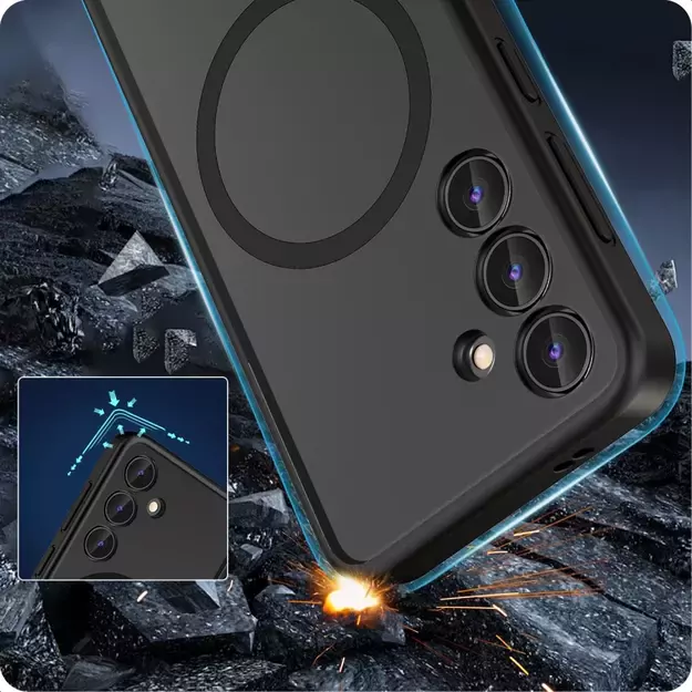 Tech-Protect MagMat MagSafe Case for Samsung Galaxy S24+ - Matte Black 7