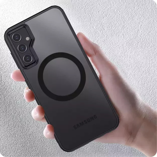 Tech-Protect MagMat MagSafe Case for Samsung Galaxy A55 5G - Matte Black 2