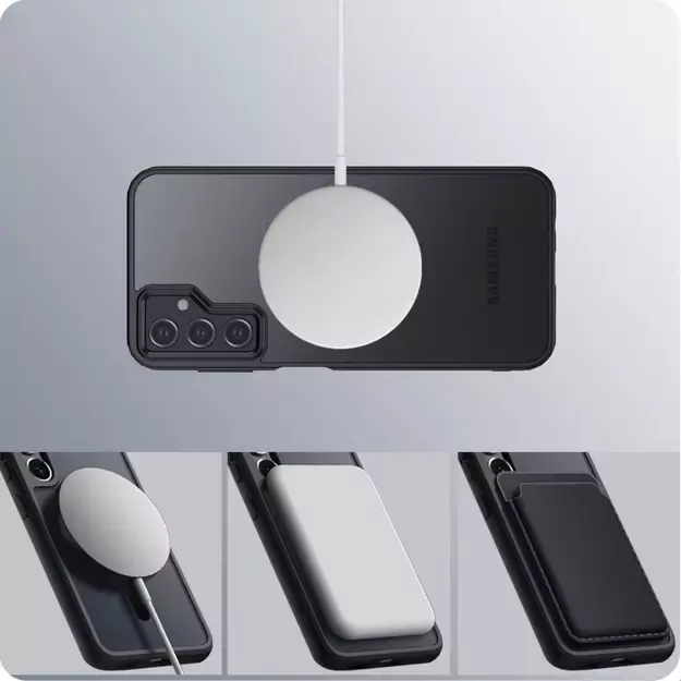 Tech-Protect MagMat MagSafe Case for Samsung Galaxy A55 5G - Matte Black 5