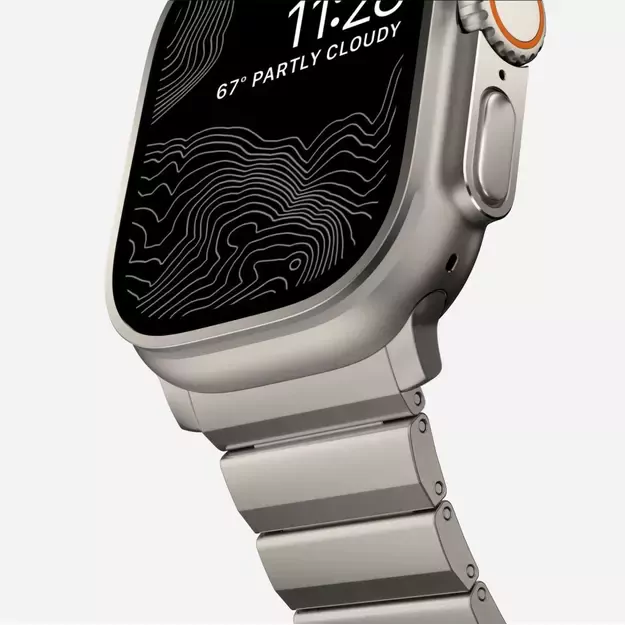 Tech-Protect SteelBand for Apple Watch 4 / 5 / 6 / 7 / 8 / 9 / SE / Ultra 1 / 2 (42/44/45/49 mm) - titanium 4