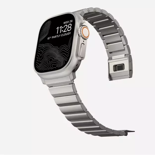 Tech-Protect SteelBand for Apple Watch 4 / 5 / 6 / 7 / 8 / 9 / SE / Ultra 1 / 2 (42/44/45/49 mm) - titanium 5