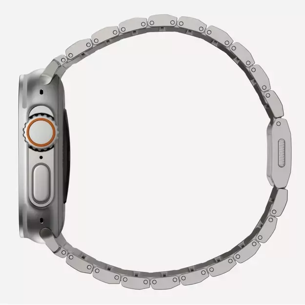 Tech-Protect SteelBand for Apple Watch 4 / 5 / 6 / 7 / 8 / 9 / SE / Ultra 1 / 2 (42/44/45/49 mm) - titanium 2