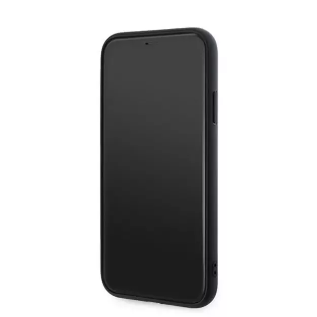 Karl Lagerfeld Diagonal Quilted Script case for iPhone 11 / Xr - black 11