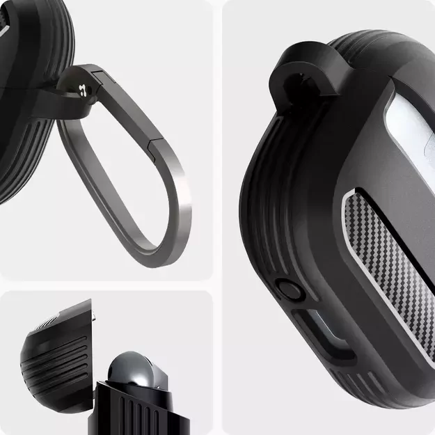 Spigen Rugged Armor Samsung Galaxy Buds 3 / 3 Pro Case - Black 10