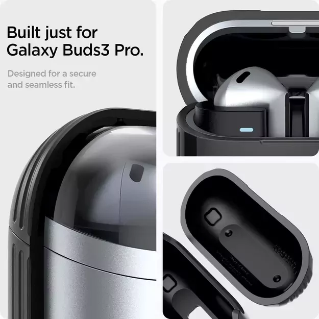 Spigen Rugged Armor Samsung Galaxy Buds 3 / 3 Pro Case - Black 13
