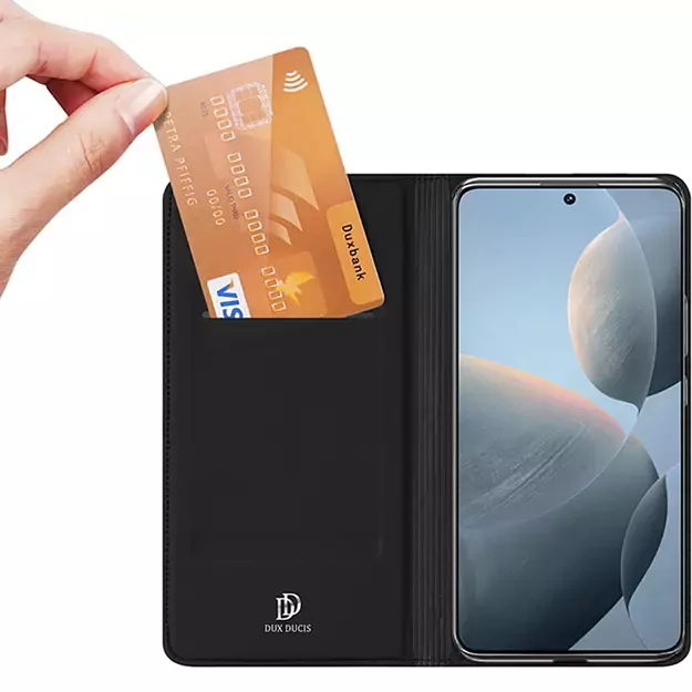 Dux Ducis Skin Pro case for Xiaomi Poco X6 Pro 5G / Redmi K70E with flap and card slot - black 12