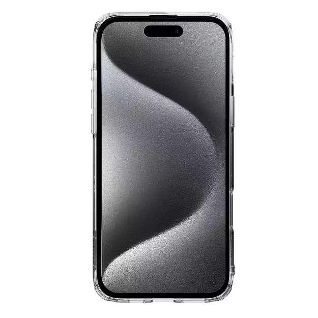Nillkin Nature Pro Magnetic Case with MagSafe for iPhone 16 Pro - Transparent & White 15